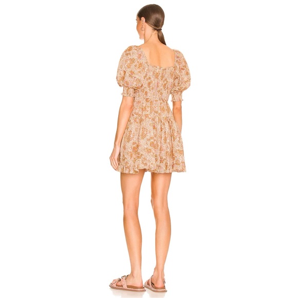 Ulla Johnson Juniper Puff Sleeve Mini Dress in Meadow - Picture 2 of 3